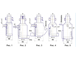 Полузамки с возможностью пневматического погружения заряда