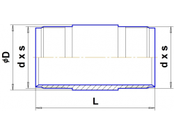Ниппель трубы обсадной