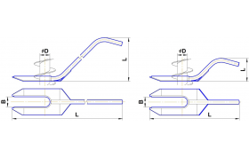Вилки подкладные